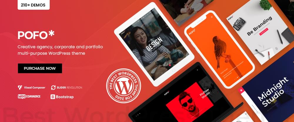 Pofo Portfólio Criativo, Blog e Tema de WordPress Para eCommerce